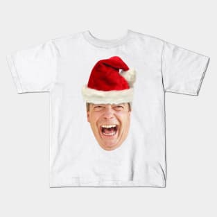 Nigel Farage Santa Claus Kids T-Shirt